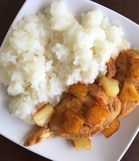poulet à l'hawaïenne ananas thefitnesstheory