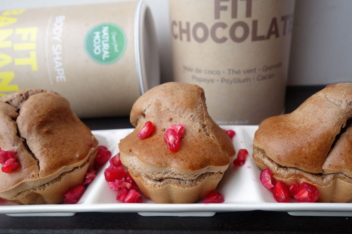 muffins protéinés fit banana fit chocolate natural mojo