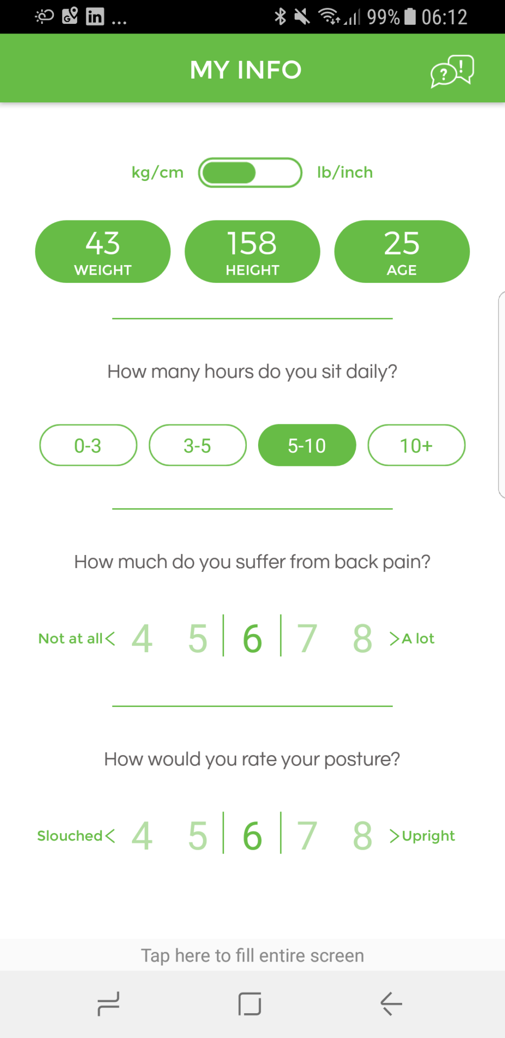 upright go app screenshot 1