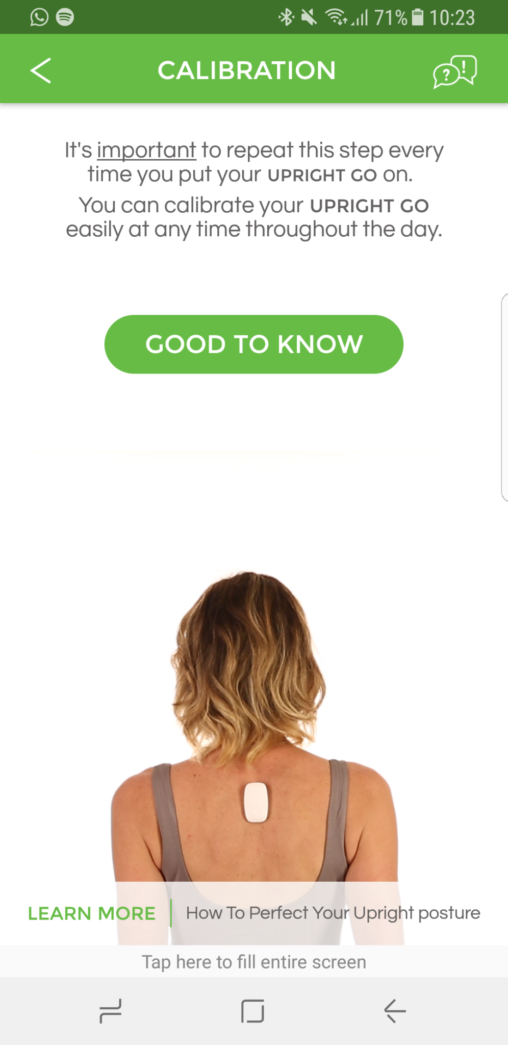 upright go app screenshot 4
