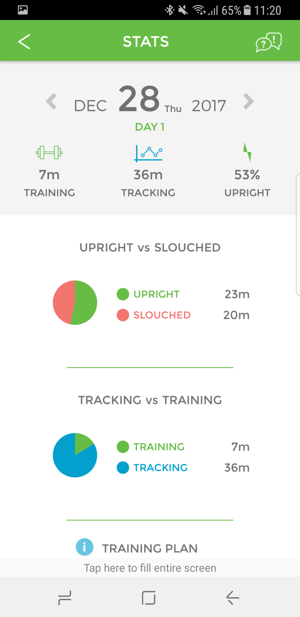 upright go app screenshot 2