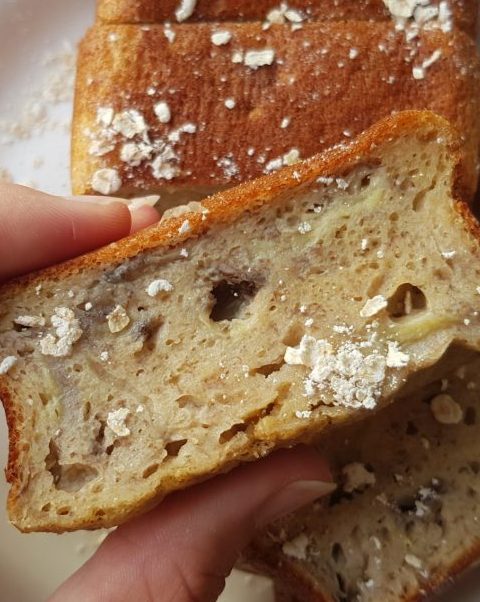 banana bread allégé thefitnesstheory