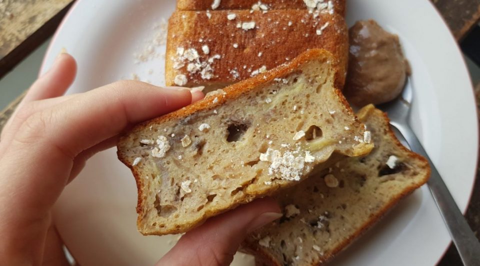 banana bread allégé thefitnesstheory