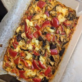 recette frittata rapide légumes poivron