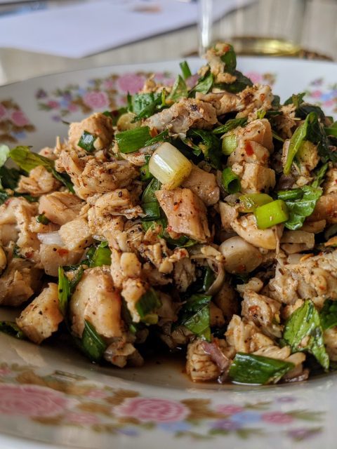 laap de poulet recette laotienne light