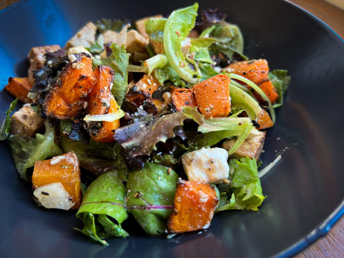 salade courge tofu feta