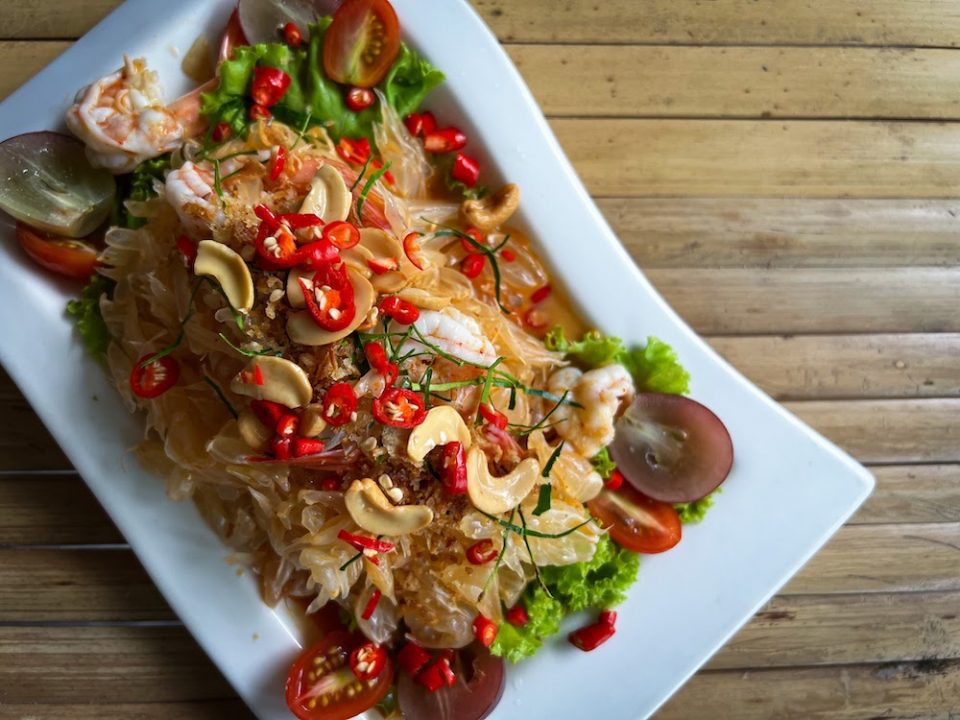 pamplemousse recette saine salade thailandaise thai recette healthy