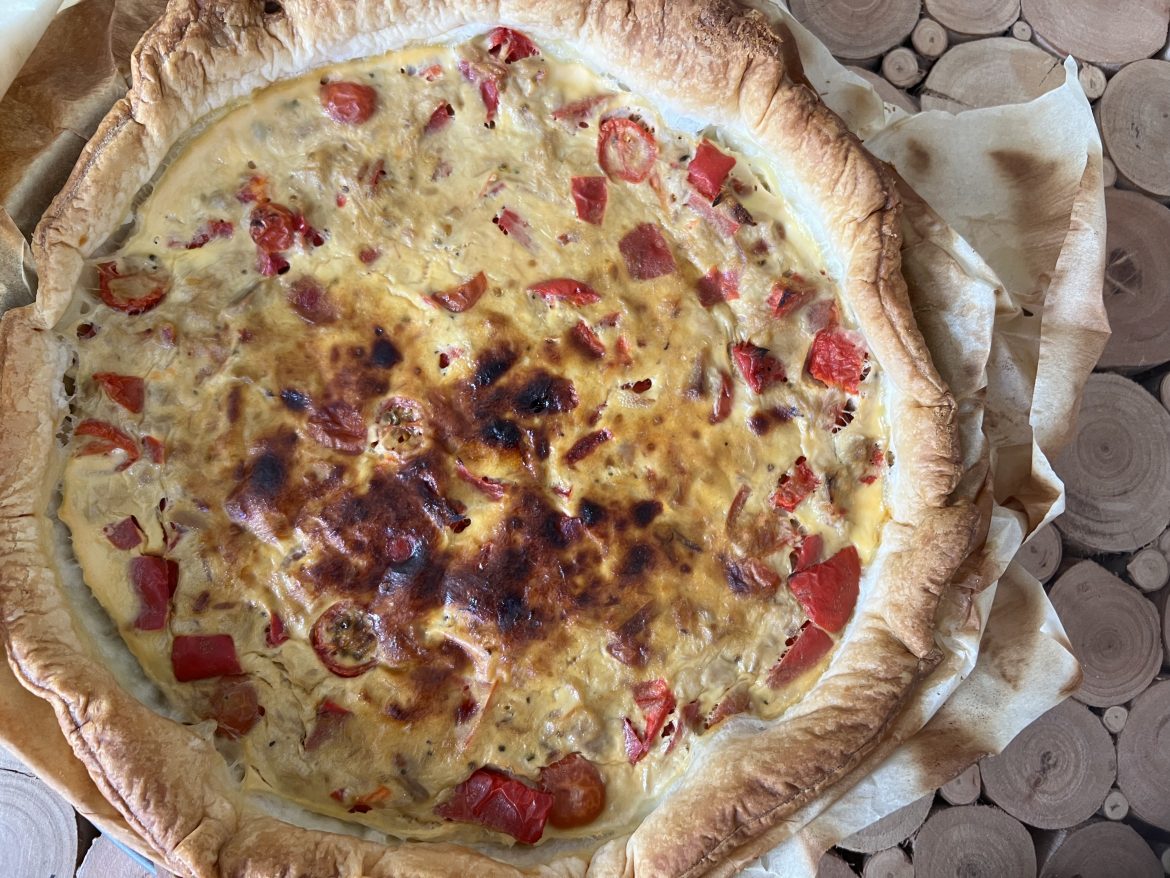 quiche allégée thon poivron tomate sans creme